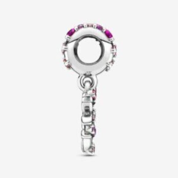 Pandora Pink Heart Family Tree Dangle Charm - Picture 3 of 5